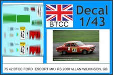 Decal btcc 1975 usato  Catania