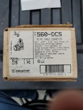 Conector Bridgeport MC/AC Cat No. Caixa de 35 560-DCS com isoladores bônus, usado comprar usado  Enviando para Brazil