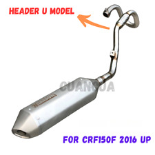 Silenciador sistema completo Honda CRF150F CRF 150 F 2016 UP escape desempenho sombra comprar usado  Enviando para Brazil