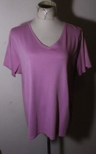 L.L. Blusa feminina BEAN lavanda manga curta tamanho 2X plus size comprar usado  Enviando para Brazil