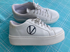 Tênis de plataforma Valentino Sela branco tamanho 9.5 Itália LOGOTIPO comprar usado  Enviando para Brazil