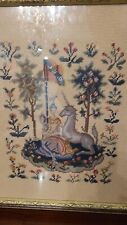Vintage antique needlepoint for sale  San Antonio