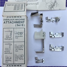 Janome set overlock for sale  PAIGNTON