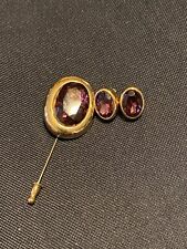Monet purple rhinestone for sale  Hagerstown