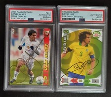 2004 Dani Alves RC e 2014 David Luiz autógrafo assinado à mão PSA lindos carros!, usado comprar usado  Enviando para Brazil