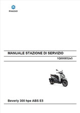Manuale officina beverly usato  Roma
