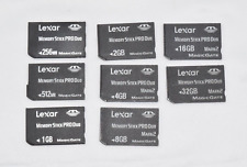 Cartão de memória LEXAR Memory Stick Pro Duo Mark2 PSP 256 512MB 1 2 4 8 16 32GB comprar usado  Enviando para Brazil