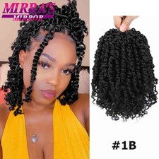 Usado, Extensões de cabelo sintético tranças de crochê pré-loopadas bob curto 6/8 polegadas Twist Hair comprar usado  Enviando para Brazil