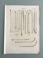 Incisione 1843 attrezzi usato  Biella