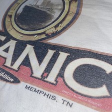 Vtg titanic shirt for sale  Columbus