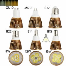 Bombillas LED regulable GU10 MR16 E27 E14 GU5.3 B22 B15 110V 230V 12V segunda mano  Embacar hacia Mexico