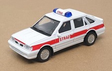 Welly 1/43 Skala 44024P - Polskie FSO Polonez Caro Plus Straz - Biały/Czerwony na sprzedaż  Wysyłka do Poland