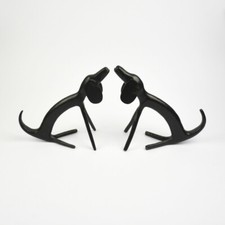 Usado, Suporte para 2 livros - Metal - Ferro - Preto - Cães - Suportes de livros vintage para cães comprar usado  Enviando para Brazil