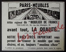 Publicité ancienne paris d'occasion  Beaumont-de-Lomagne