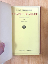 Théâtre complet crébillon d'occasion  Pézenas