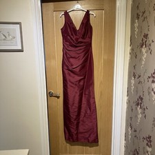 Burgundy bridesmaid dress for sale  HUNTINGDON