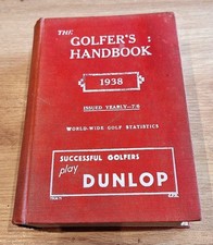 Golfer handbook 1938 for sale  SAFFRON WALDEN