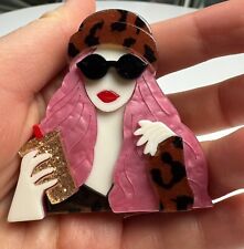 Acryl brosche pin gebraucht kaufen  Velten