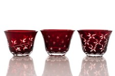 Gobelets cristal taillé d'occasion  Randan