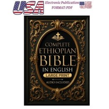 COMPLETE ETHIOPIAN BIBLE in English Full Apocrypha and Deuterocanonical (2025), usado comprar usado  Enviando para Brazil