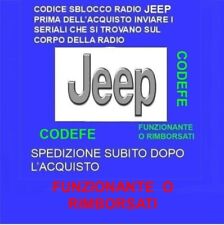 Codice sblocco radio usato  Ferrara