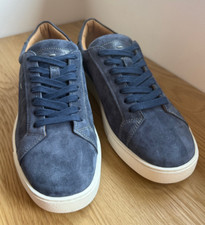 Tênis/sapatos/fabricados na Itália/42EU/9US masculino camurça azul cano baixo SANTONI comprar usado  Enviando para Brazil