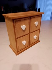 Wooden four drawer for sale  BONNYRIGG