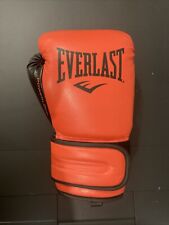 Luva de boxe Everlast Powerlock 14 oz. (Somente 1 luva) Treinamento direito vermelho/preto comprar usado  Enviando para Brazil