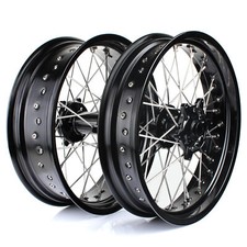 Noir supermoto roues d'occasion  Expédié en France