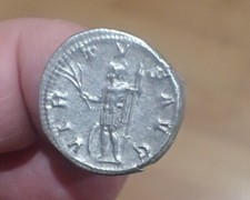 Roma Gordiano III (238-244 DC) Plata Antoniniano Virtus segunda mano  Embacar hacia Mexico