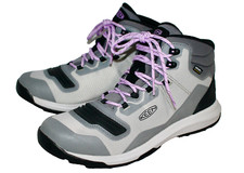 Bota de caminhada feminina KEEN Tempo Flex média impermeável tamanho 11M cinza roxo 1024847 comprar usado  Enviando para Brazil