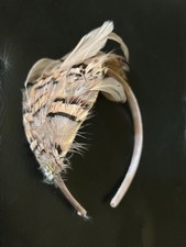 Pink feather headband for sale  CHELTENHAM