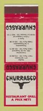 Capa Matchbook - Restaurante Churrasco Paris França comprar usado  Enviando para Brazil