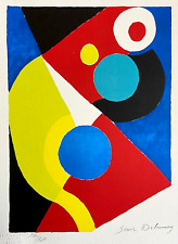 Litografia Sonia Delaunay certificado de autenticidade original assinado op numerado em lápis raro comprar usado  Enviando para Brazil