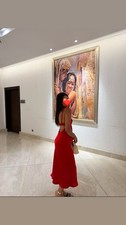 Robe zara rouge d'occasion  Saint-Chamond