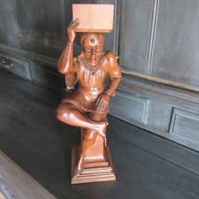 Sculpture chêne menestrel d'occasion  Mazé