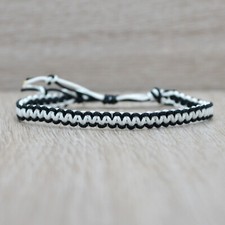 Bracciale corda bianco nero calcio ascoli cesena juve siena udinese spezia comprar usado  Enviando para Brazil