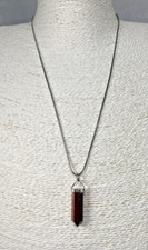 Silver sunstone necklace for sale  RAMSGATE