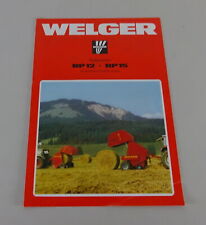 Brochure brochure welger usato  Spedire a Italy