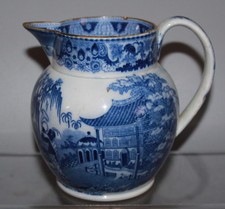 Antique pearlware blue for sale  OLDBURY