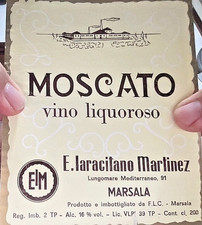 Etichetta marsala moscato usato Etichetta marsala moscato usato  Viterbo