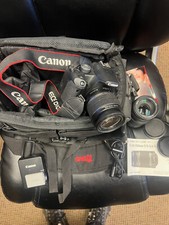 🍏🍏CANON REBEL T1i PACOTE DE CÂMERA DIGITAL PERFEITO 2 LENTES EXTRAS COMPLETAS🍏🍏 comprar usado  Enviando para Brazil