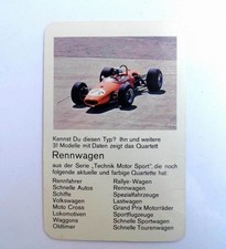 Zusatzkarte quartett rennwagen gebraucht kaufen  Bochum