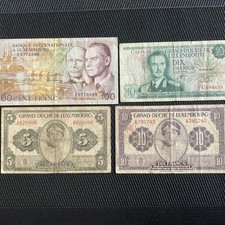 Ensemble billets luxembourg d'occasion  Saint-Grégoire