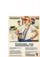Publicite advertising 1985 d'occasion  Le Luc