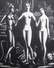 Usado, ZETTI ITALO Exlibris Ex Libris bookplate UNSIGNIERT erotic art nude akt RAR !!! comprar usado  Enviando para Brazil