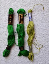 Stickgarn grün mez gebraucht kaufen  Essen
