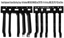 Grupo de chaves pretas texturizadas de substituição Yamaha - para Arius, MX88, DGX, P85. P-225 comprar usado  Enviando para Brazil