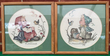 Pair completed framed for sale  SOUTHAMPTON