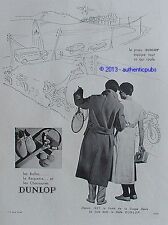 1933 dunlop advertisement d'occasion  Expédié en Belgium